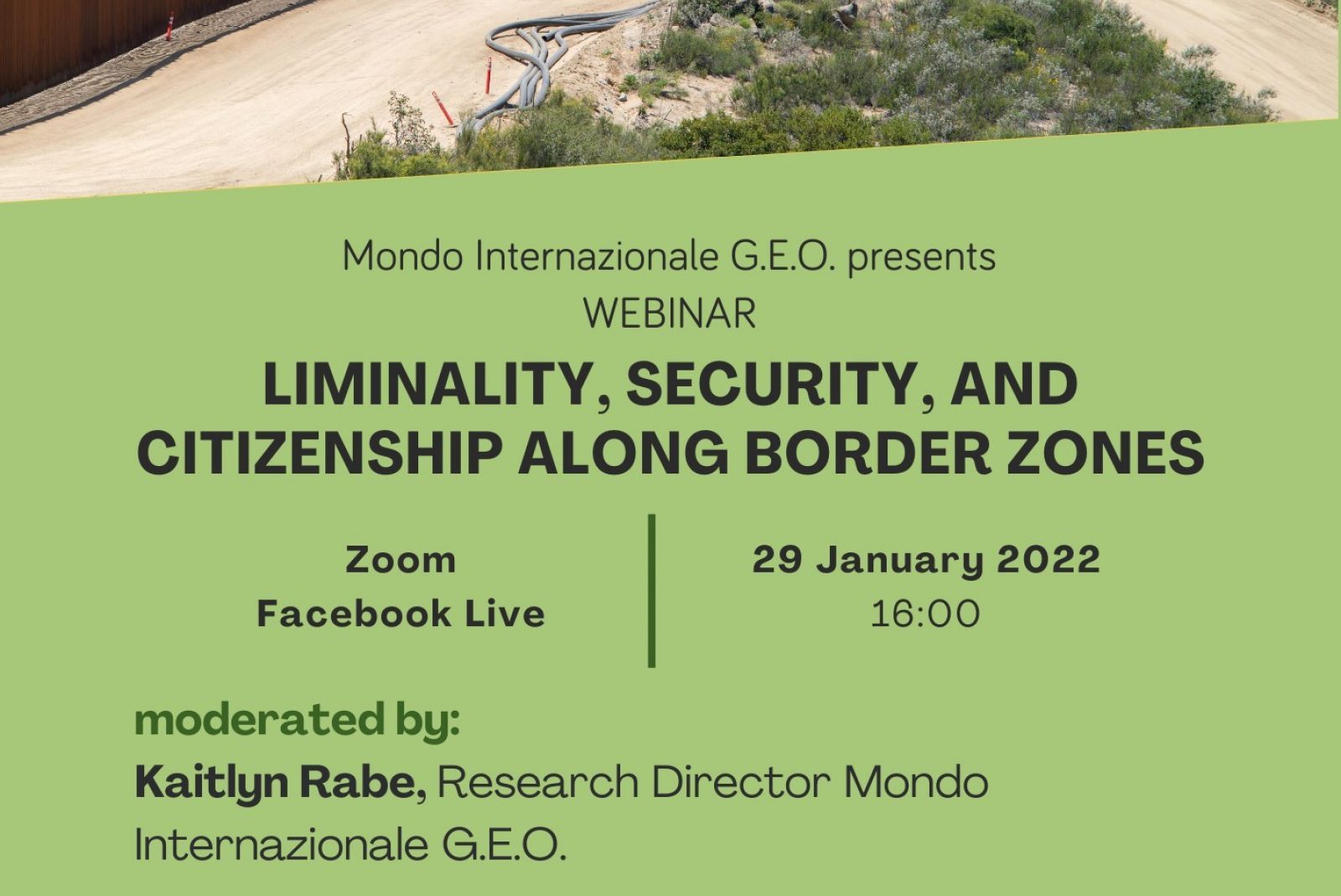 Liminality, Security, and Citizenship along Border Zones - 29.01.2022