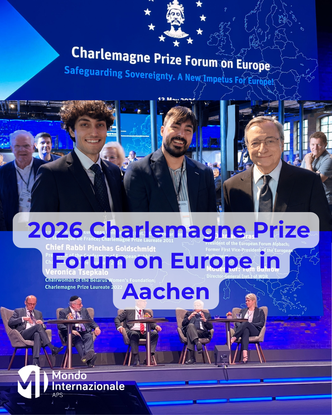 Mondo Internazionale APS in Aachen for the Charlemagne Prize Week 2026, at the heart of the European dialogue